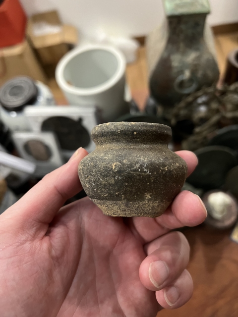 古玩陶瓷宋代水盂拍賣,當前價格199元