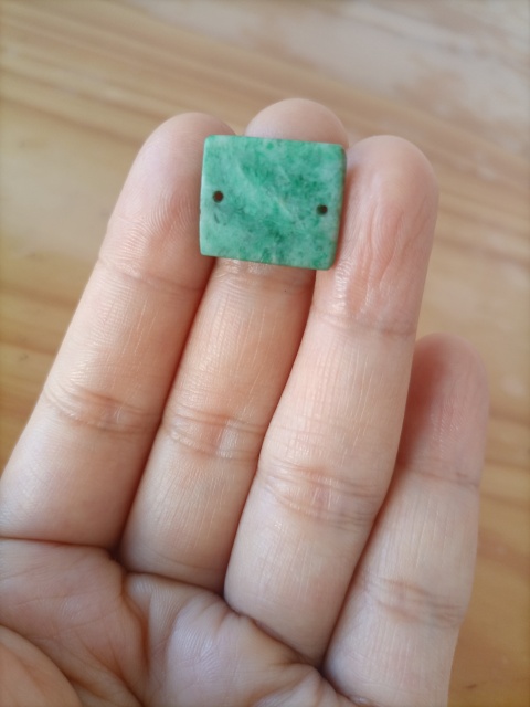 古玩玉器清代.翡翠花片499拍賣，當前價格499元