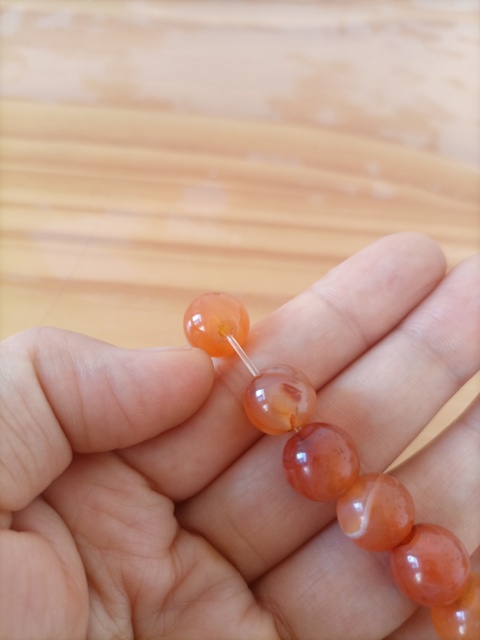 古玩玉器清代.瑪瑙手鏈2300拍賣，當前價格2300元