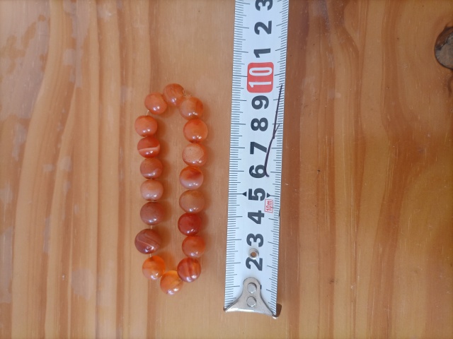 古玩玉器清代.瑪瑙手鏈2300拍賣，當前價格2300元