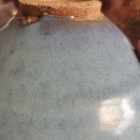 古玩陶瓷金代鈞窯對口彩碗金代的。對口才很少。三片紅。很少的。拍賣,當前價格28888元