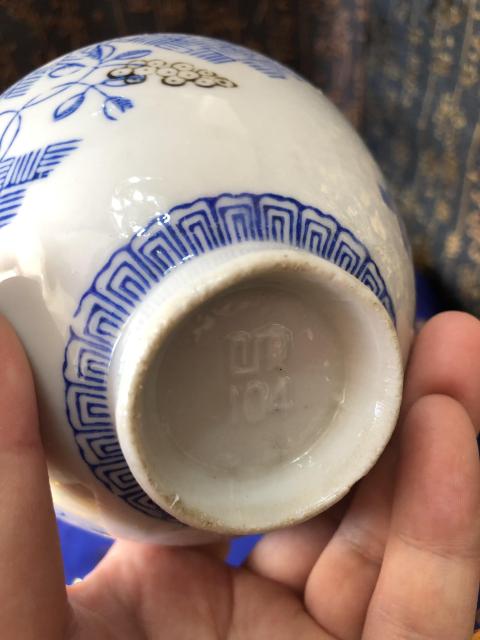 古玩陶瓷民國-葡萄紋茶盞拍賣，當前價格308元