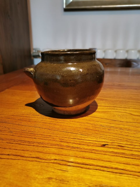 古玩陶瓷明代?紫金釉壺拍賣,當前價格333元