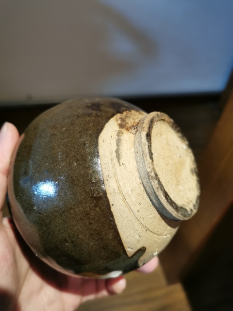 古玩陶瓷明代?紫金釉壺拍賣,當前價格333元