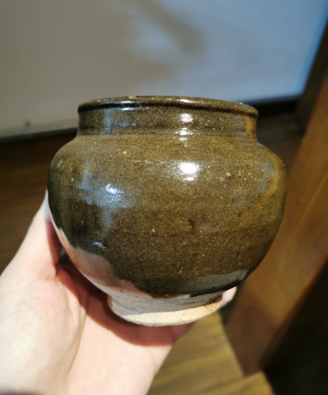 古玩陶瓷明代?紫金釉壺拍賣,當前價格333元