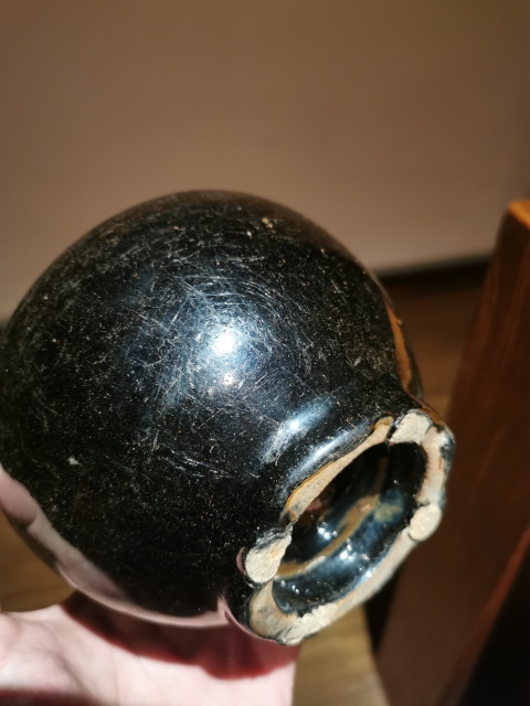 古玩陶瓷金元?黑釉罐拍賣,當(dāng)前價(jià)格999元