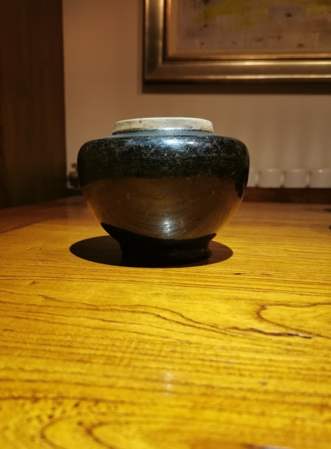 古玩陶瓷金元?黑釉罐拍賣,當(dāng)前價(jià)格999元
