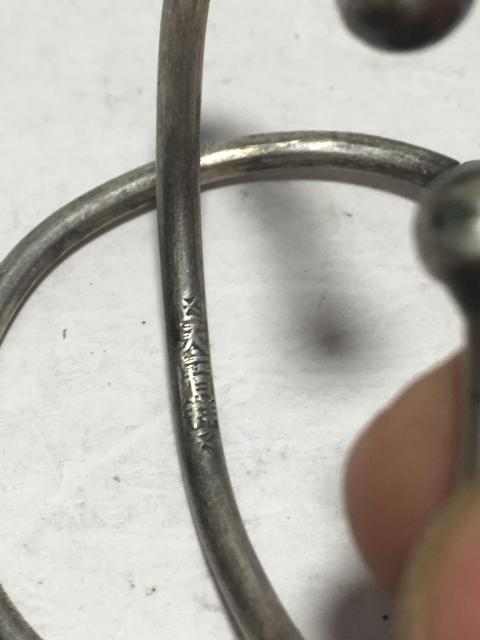 古玩雜項蒜頭鐲一對拍賣，當前價格688元