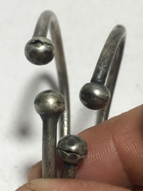 古玩雜項蒜頭鐲一對拍賣，當前價格688元