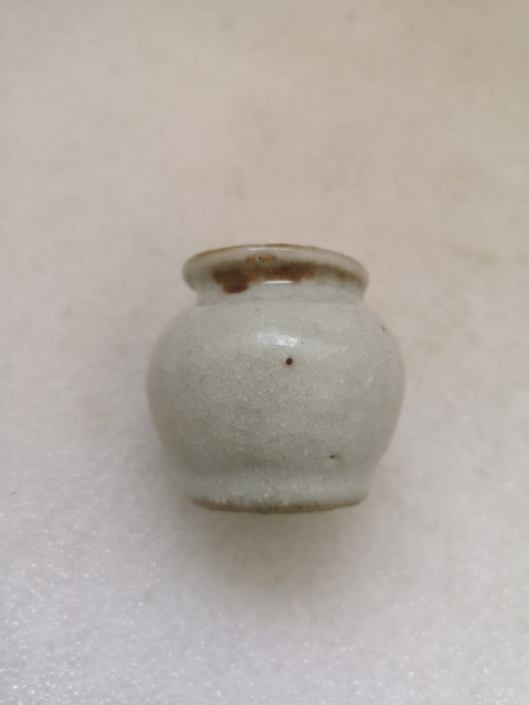 古玩陶瓷清代早期水盂拍賣,當前價格550元