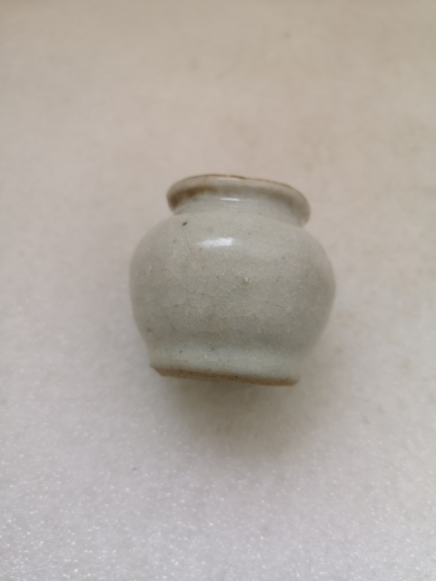 古玩陶瓷清代早期水盂拍賣,當前價格550元