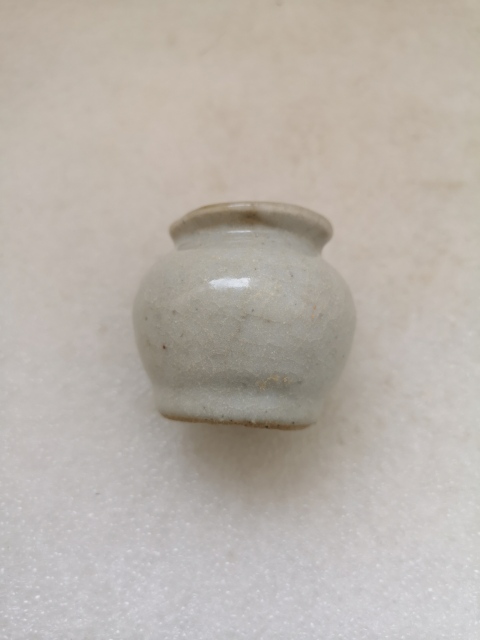 古玩陶瓷清代早期水盂拍賣,當前價格550元