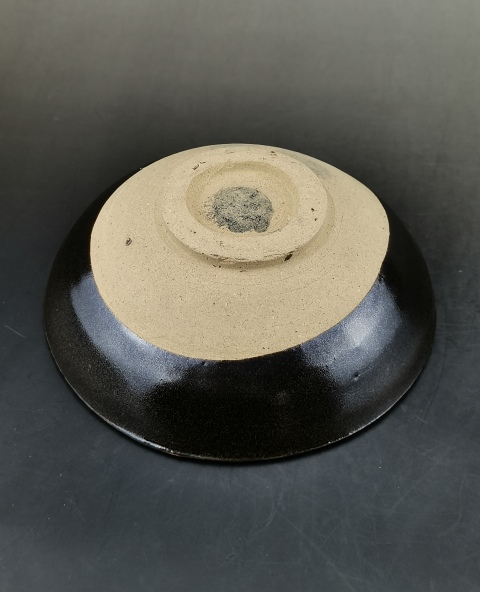古玩陶瓷元代·耀州窯黑釉大碗拍賣,當前價格6600元