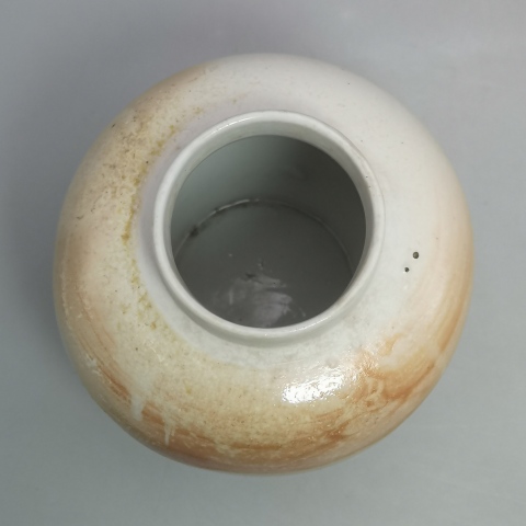 古玩陶瓷清代白釉罐拍賣，當前價格2000元