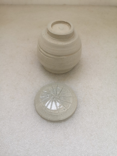 古玩陶瓷元代影青蓋罐拍賣,當前價格450元
