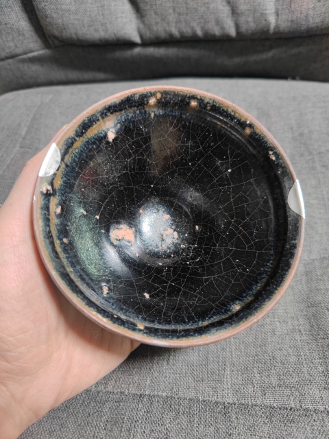 古玩陶瓷宋代福清窯黑釉盞拍賣，當前價格500元