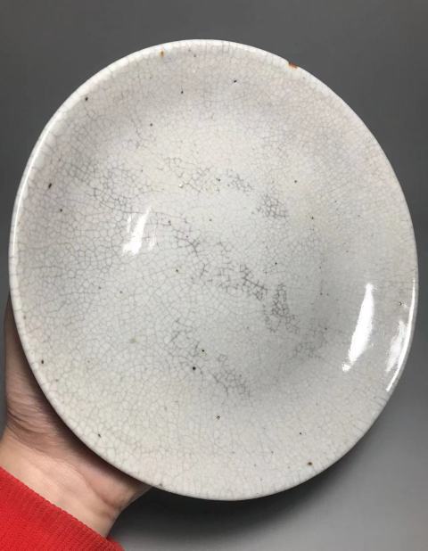 古玩陶瓷(清中期)哥釉盤拍賣,當前價格0元