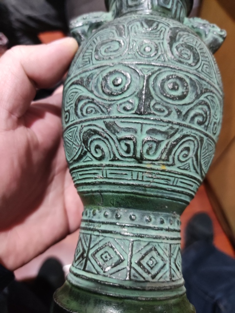 古玩雜項(xiàng)銅瓶拍賣，當(dāng)前價(jià)格260元