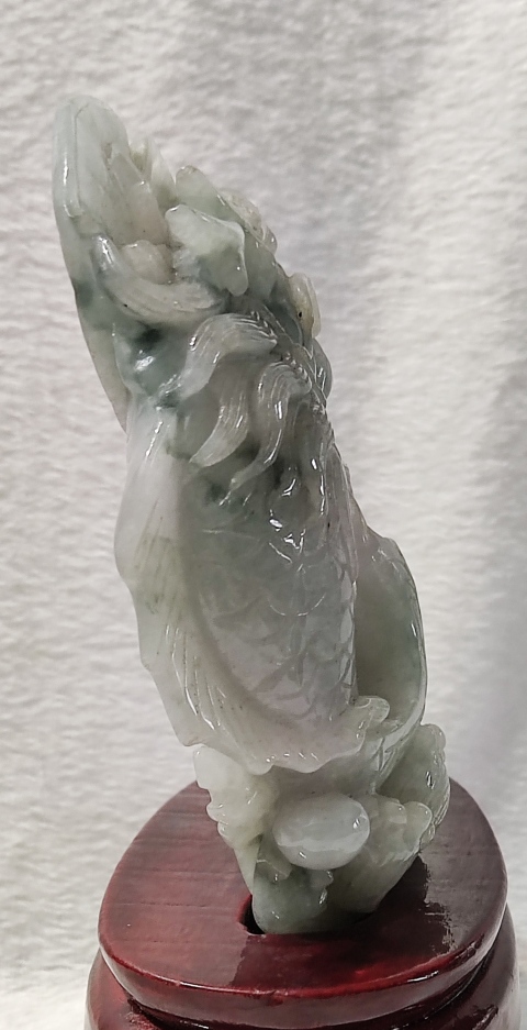 古玩雜項(xiàng)翡翠雕魚龍變化擺件拍賣,當(dāng)前價(jià)格3688元