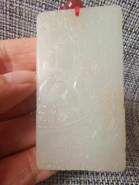 古玩玉器玉牌子拍賣，當前價格2666元