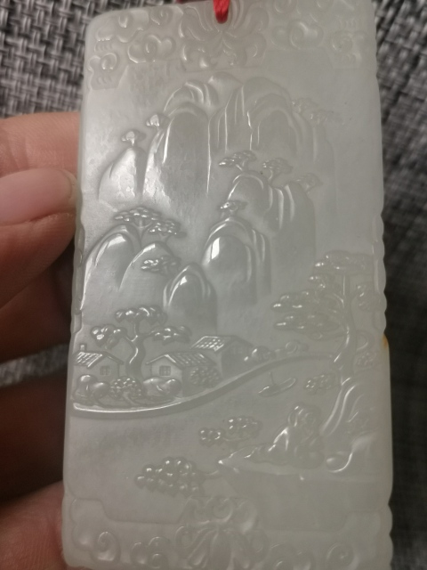 古玩玉器玉牌子拍賣，當前價格2666元