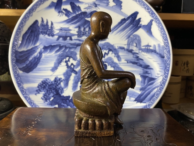 古玩雜項竹雕羅漢擺件拍賣,當前價格3800元