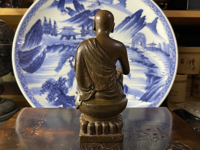 古玩雜項竹雕羅漢擺件拍賣,當前價格3800元