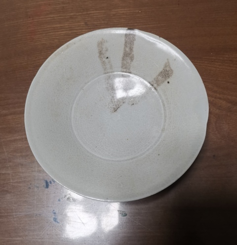 古玩陶瓷景德鎮窯南定青白釉盤拍賣，當前價格350元