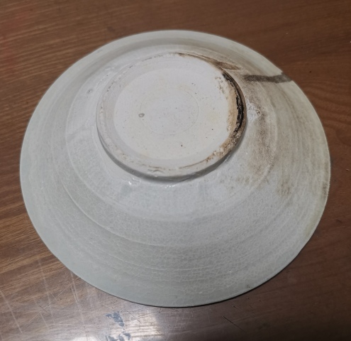古玩陶瓷景德鎮窯南定青白釉盤拍賣，當前價格350元