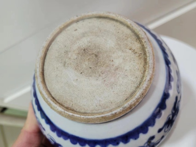 古玩陶瓷乾隆青花虁龍紋小琴爐拍賣,當前價格800元
