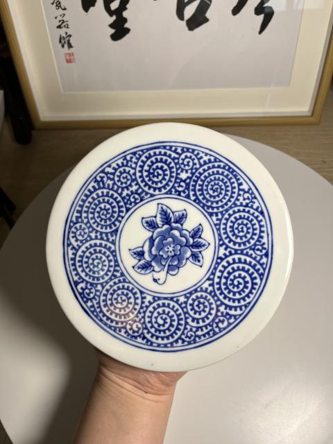 古玩陶瓷青花瓷板畫(huà)拍賣(mài)，當(dāng)前價(jià)格280元