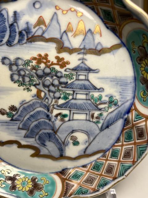 古玩陶瓷日本明治 青花五彩描金山水紋洗(文房器)拍賣,當(dāng)前價格280元
