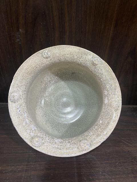 古玩陶瓷元代龍泉窯系香爐拍賣,當(dāng)前價(jià)格2800元