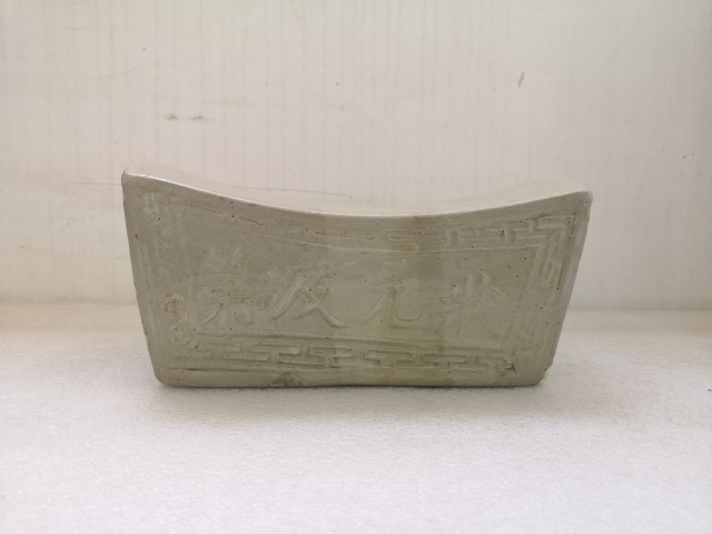 古玩陶瓷清早期磁州窯狀元及第瓷枕拍賣,當前價格850元