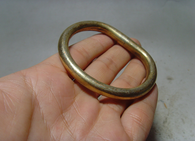 古玩雜項(xiàng)鎏金馬蹄鐲子拍賣，當(dāng)前價(jià)格3888元