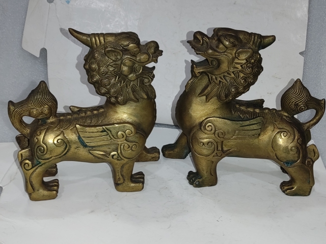 古玩雜項銅貔貅擺件拍賣,當前價格588元