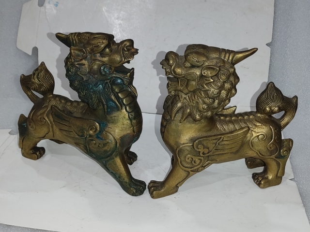 古玩雜項銅貔貅擺件拍賣,當前價格588元