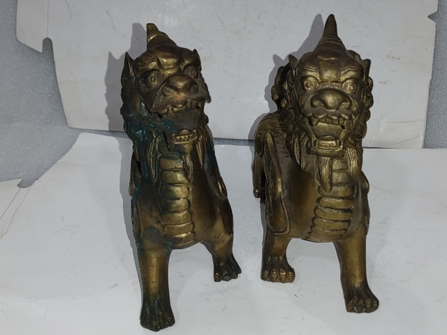 古玩雜項銅貔貅擺件拍賣,當前價格588元