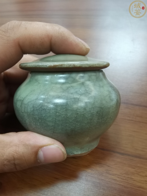 古玩陶瓷青釉小蓋罐拍賣,當前價格2200元