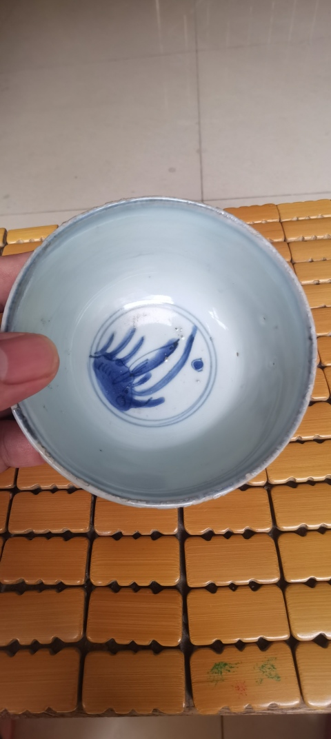 古玩陶瓷明代青花碗拍賣，當前價格3000元