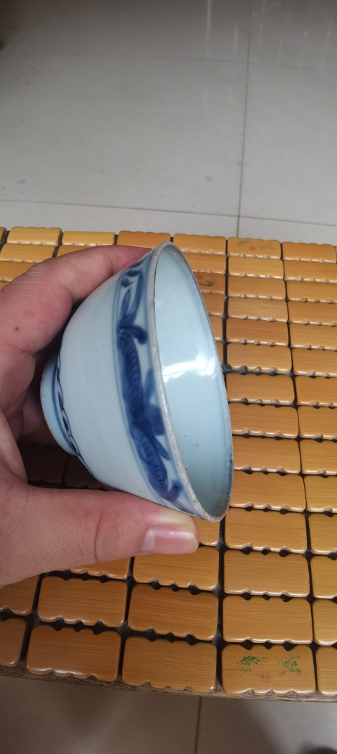 古玩陶瓷明代青花碗拍賣，當前價格3000元