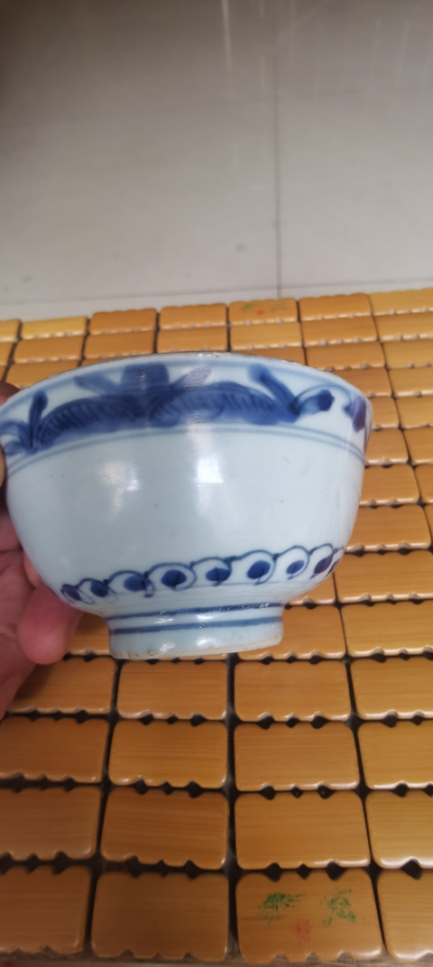 古玩陶瓷明代青花碗拍賣，當前價格3000元
