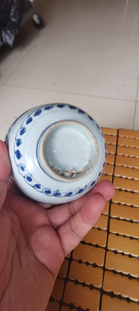 古玩陶瓷明代青花碗拍賣，當前價格3000元