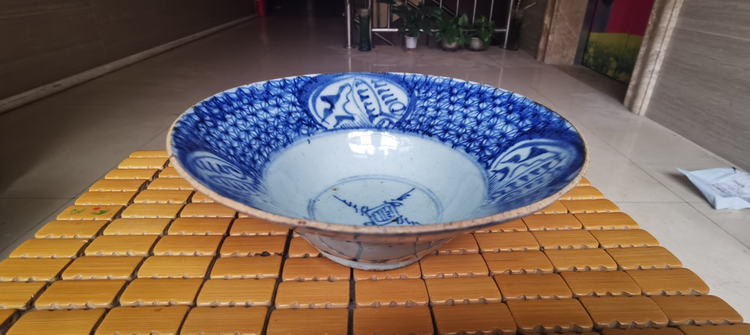 古玩陶瓷康熙青花碗拍賣,當前價格1200元