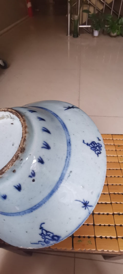 古玩陶瓷康熙青花碗拍賣,當前價格1200元