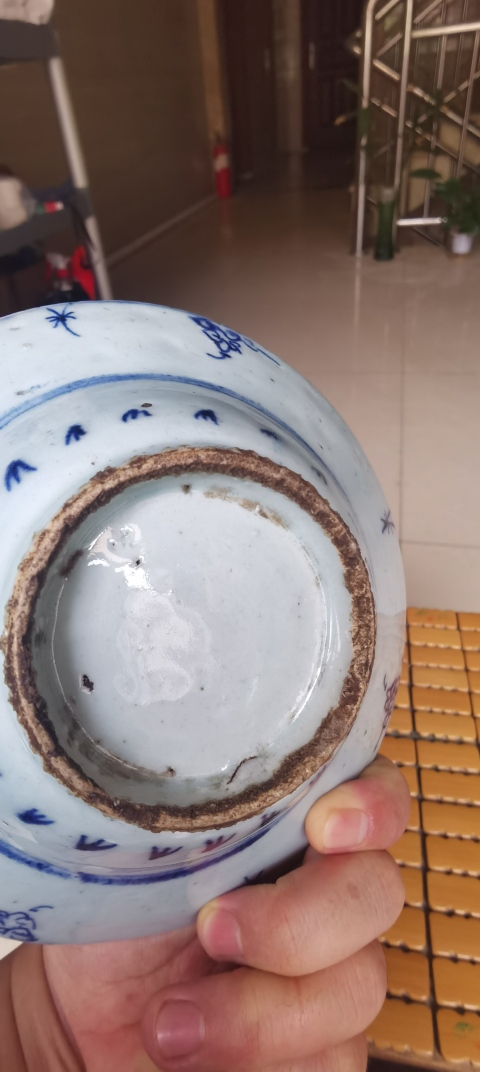 古玩陶瓷康熙青花碗拍賣,當前價格1200元