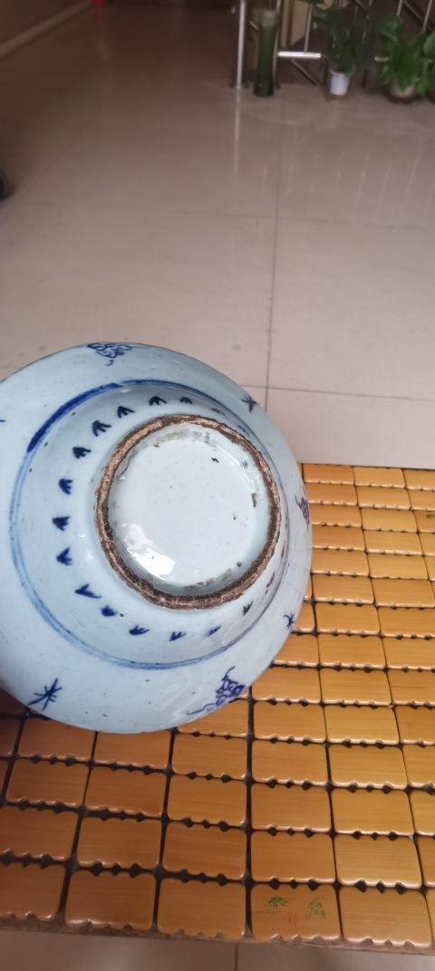 古玩陶瓷康熙青花碗拍賣,當前價格1200元