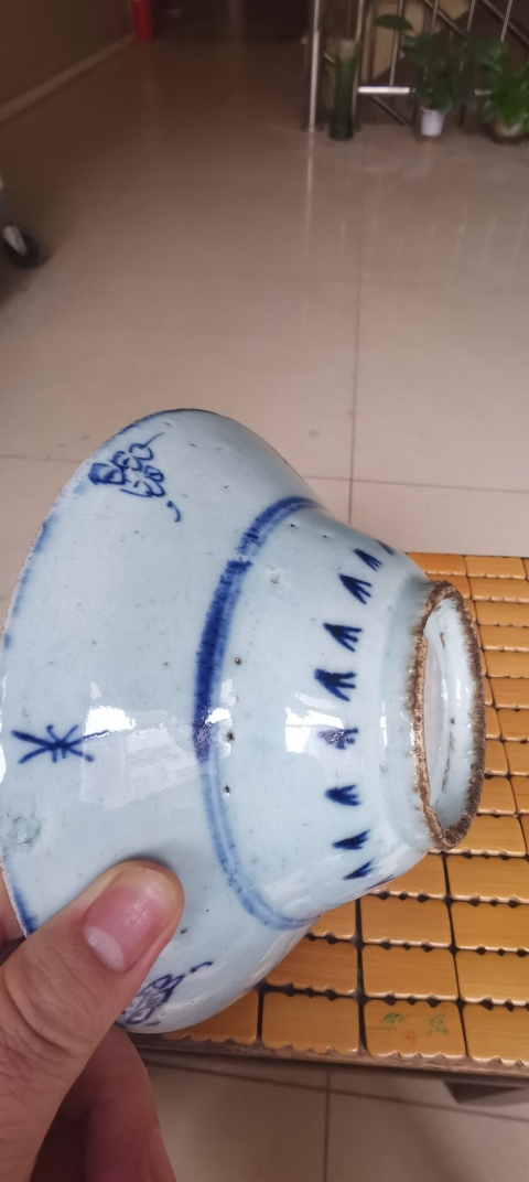 古玩陶瓷康熙青花碗拍賣,當前價格1200元