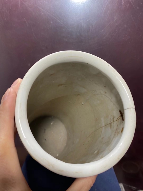古玩陶瓷民國.鞏紅人物帽筒拍賣,當前價格1500元