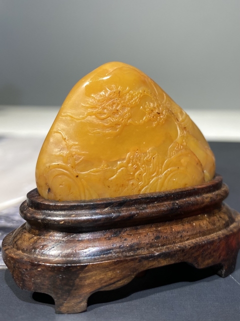 古玩雜項壽山田黃石擺件拍賣，當前價格3200元